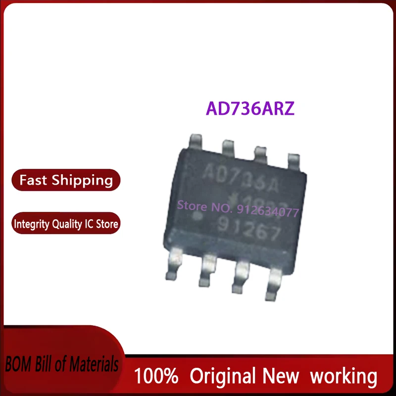 1~100pcs/lot AD736ARZ AD736JRZ AD736 SOP-8 IC Chipset New Original