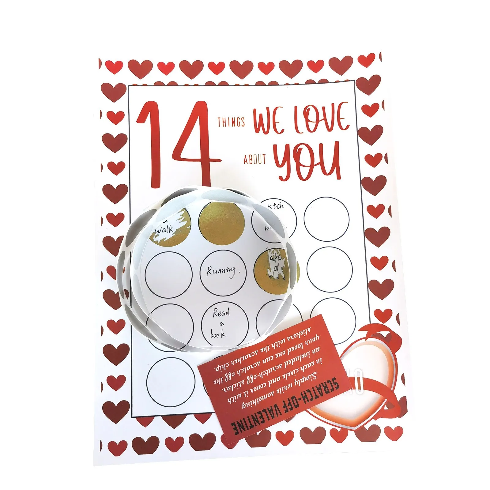 Creative Scratch-Off Cards Valentines Day Gift Love Coupons Anniversary Diy Gift Date Night Ideas For Couple Romantic Gift Fun view 4