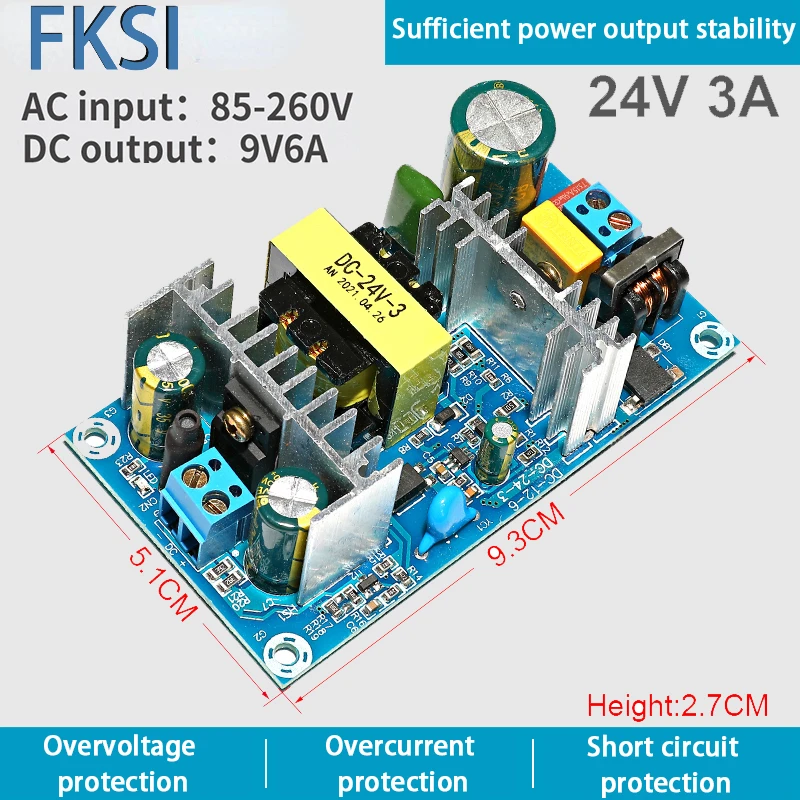 AC-DC 5V2A 12V8A/13A 19V7A 24V12.5A модуль импульсного источника питания, неизолированный понижающий трансформатор для замены/ремонта