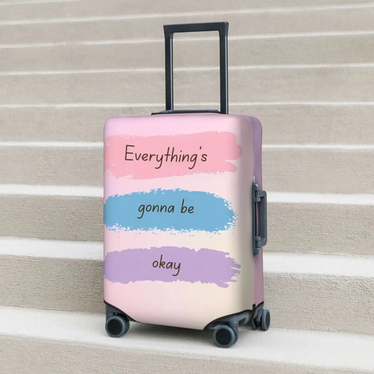 

Funny Luggage Cover Stretch Suitcase Protector Fashion Travel Suitcase Cover Holiday Elastic Luggage Accesories Xmas Gift