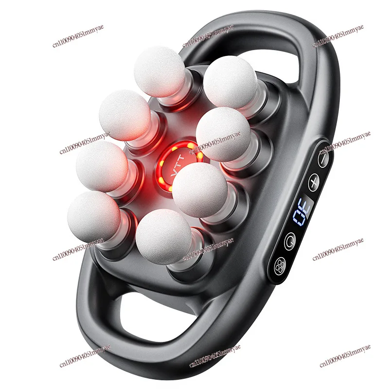 

Bestseller Sixteen Eight-head Fascia Gun English Version Muscle Relaxation Massage Gun Multi-head Fascia Gun