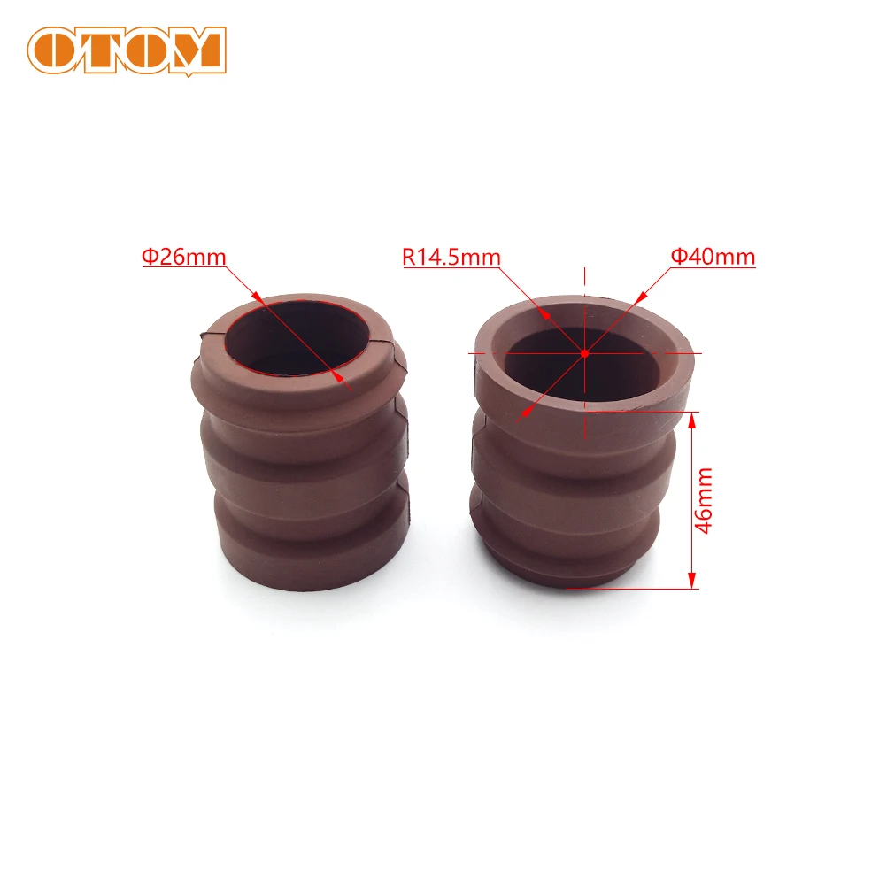 OTOM Motorcycle Exhaust Silencer Tailpipe Rubber Silicon Sleeve Seal For KTM FREERIDE SX XC XCW HUSQVARNA TC TE 200 250 300 Part