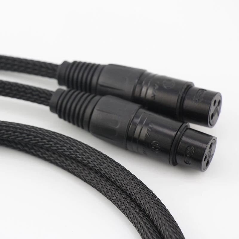 Preffair X401 OFC Copper XLR Cable Audio Balance Interconnect Cable With Gold plating XLR Plug Connector