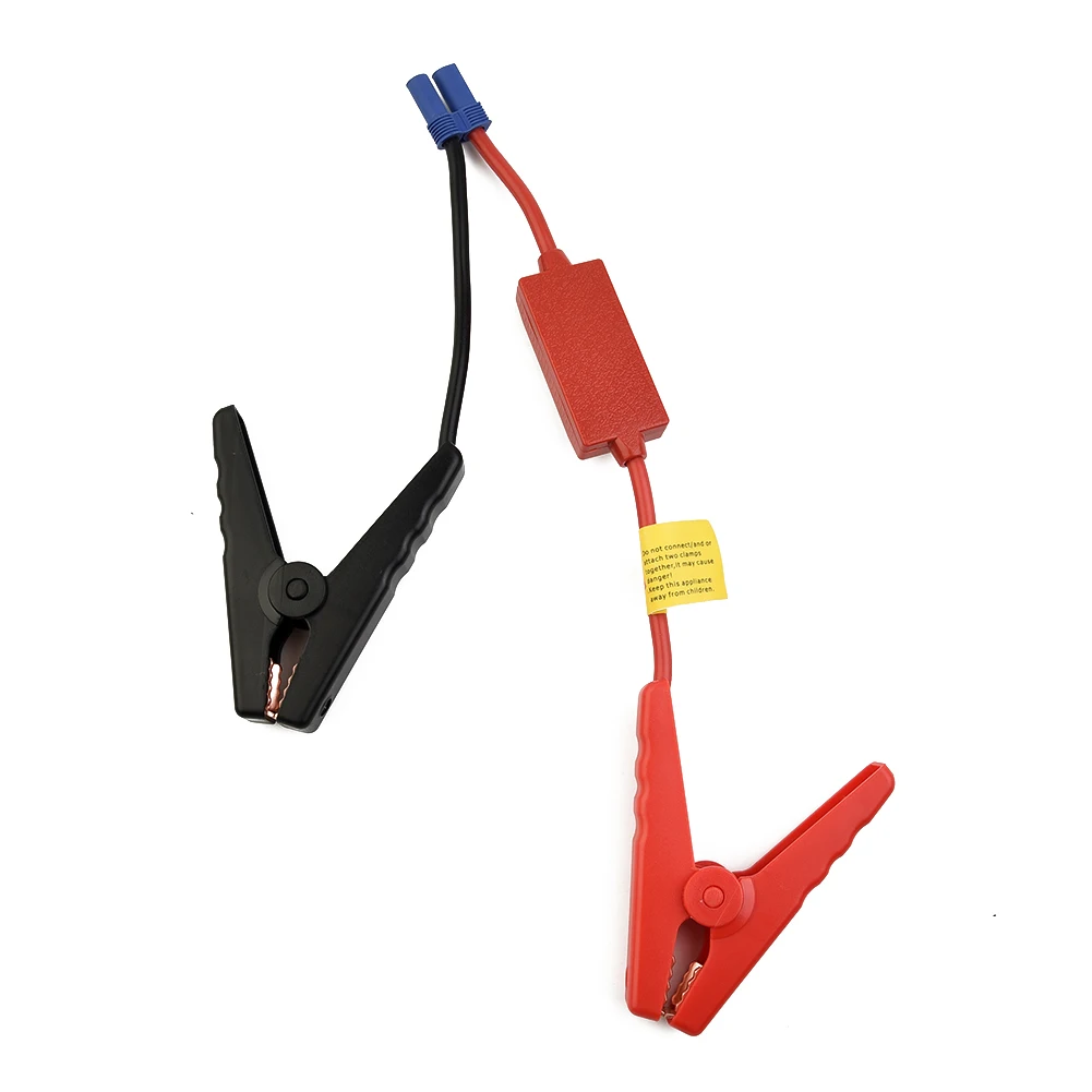 

Car Jump Starter Alligator Clamp Clip Connector With EC5 Plug 10 AWG 12V Accessories Air Booster Charger Leads