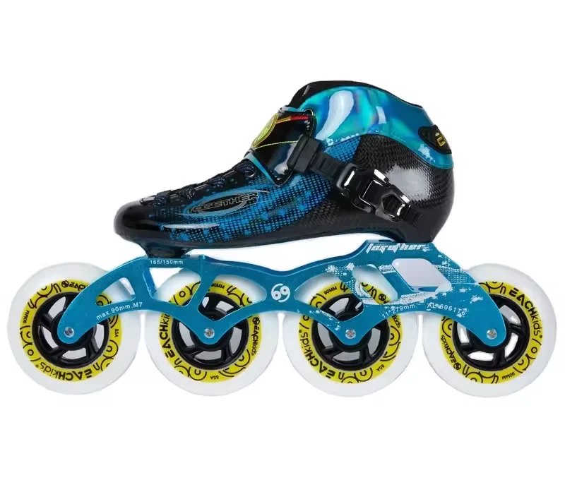 Eachkids 4 ล้อ 85A ต่ําราคาคุณภาพสูง Unisex Roller Skate รองเท้ารองเท้าล้อสีสันล้ออินไลน์สเก็ต 90 มม./100 มม.