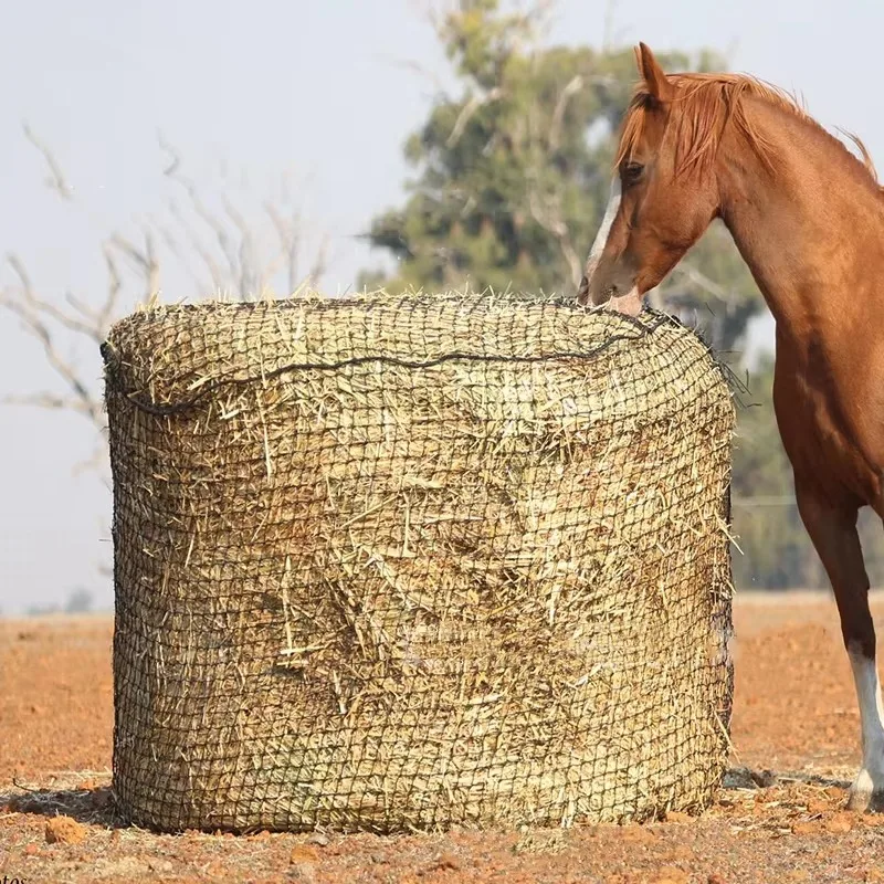 

Round Cylindrical Slow Feed Hay Net Strong Durable Build Large Capacity Ideal For Horses Daily Feeding And Waste Reduction