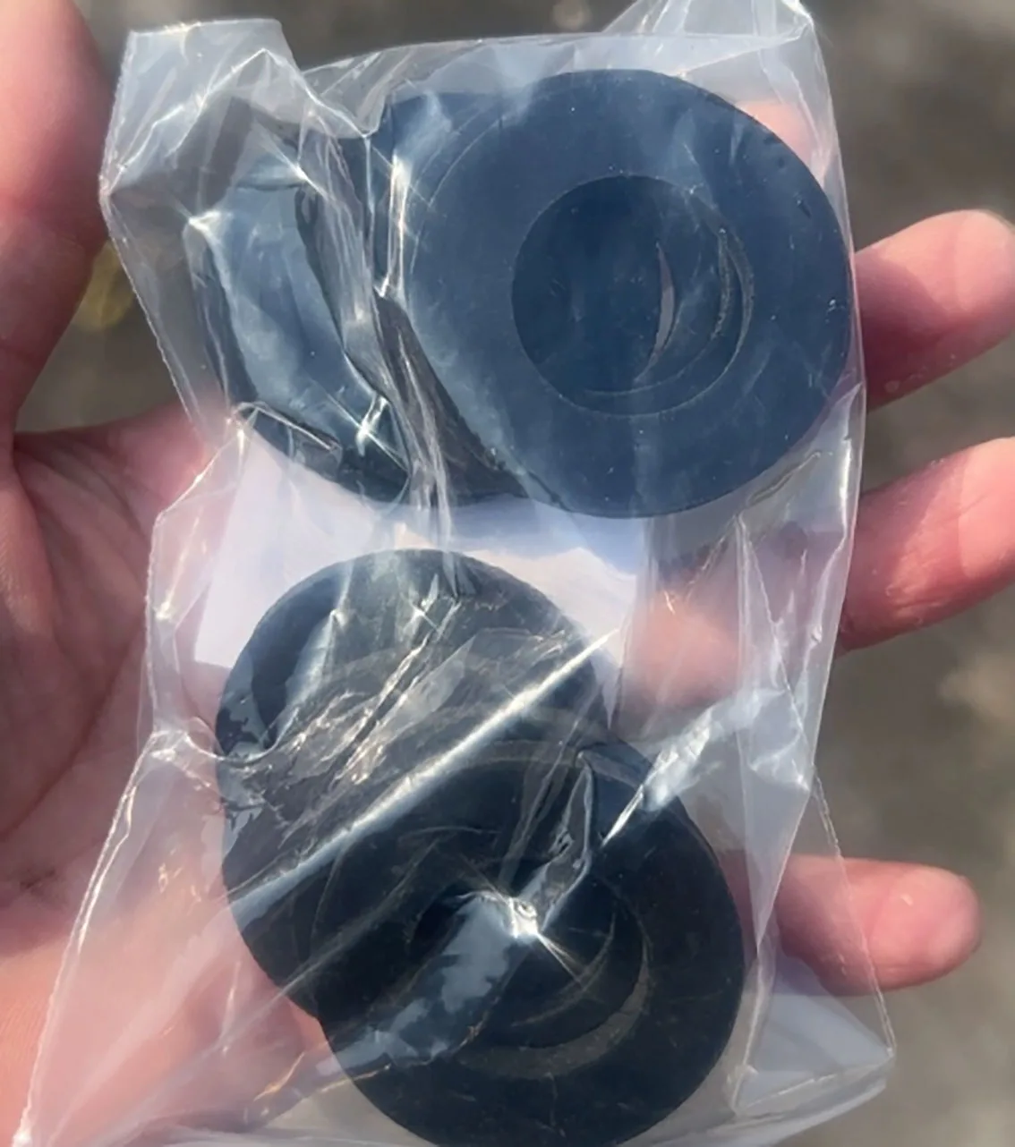 10-200Pcs Black Rubber Flat Gasket O-Ring Seal Washer Plumbing Faucet Sealing Ring Shock Absorber Gasket Waterproof