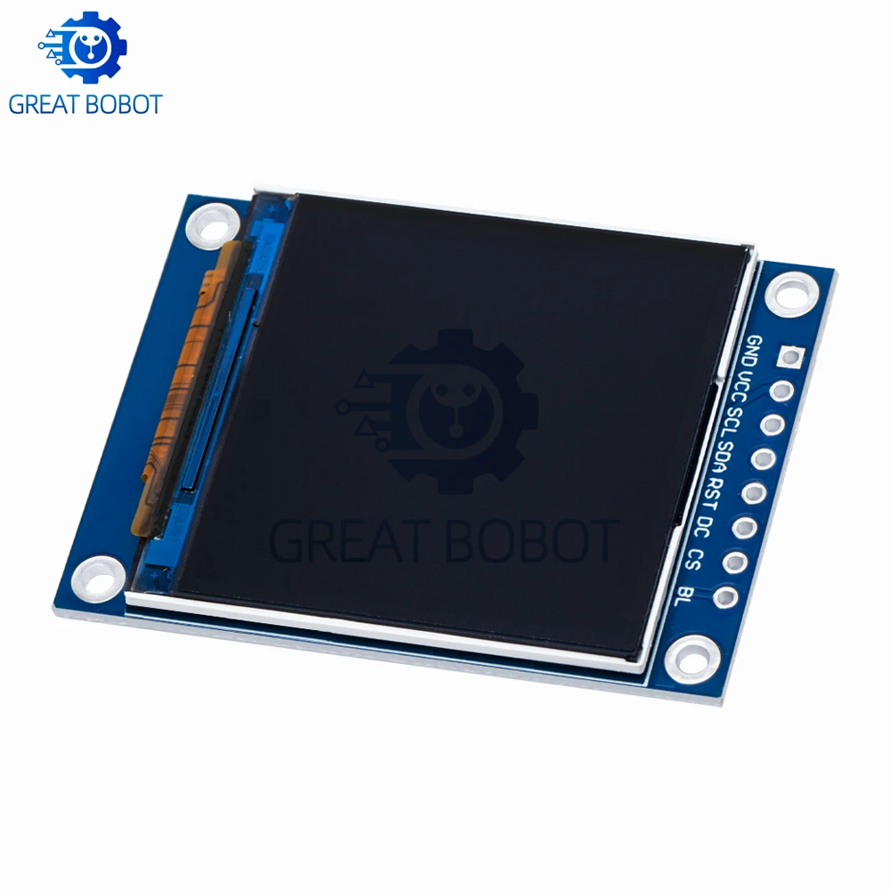 1-2PCS 1.54 Inch (1.54") Full-Color TFT IPS LCD Module: 240x240 HD, ST7789 Driver, SPI Interface – For Arduino