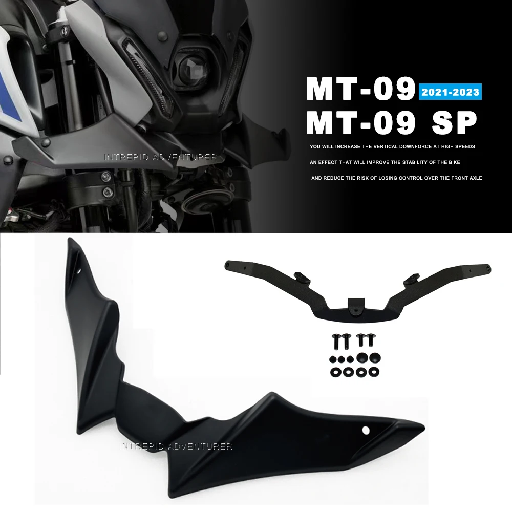 

Motorcycle MT 09 MT09 SP Naked Front Spoiler Winglet Aerodynamic Wing Kit Spoiler New For YAMAHA MT 09 MT-09 2017 2018 2019 2020