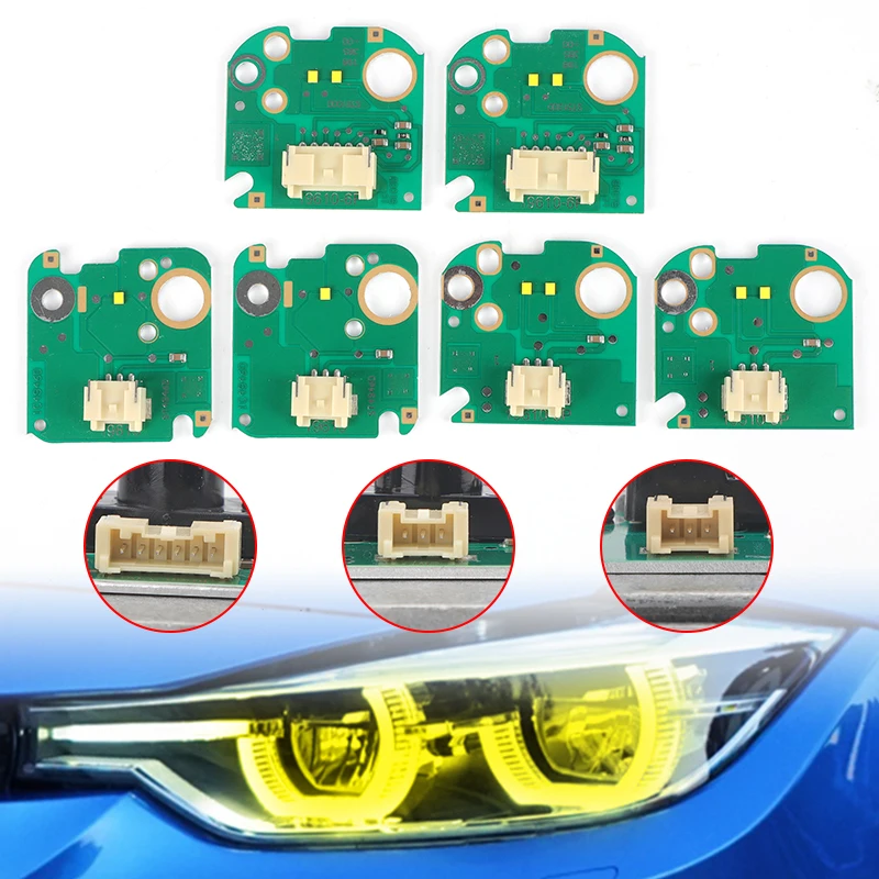 

White Yellow Headlight DRL Daytime Running Light LED Module For BMW 3 Series F30 F31 F35 LCI 2014-2018 63117419615 63117419610