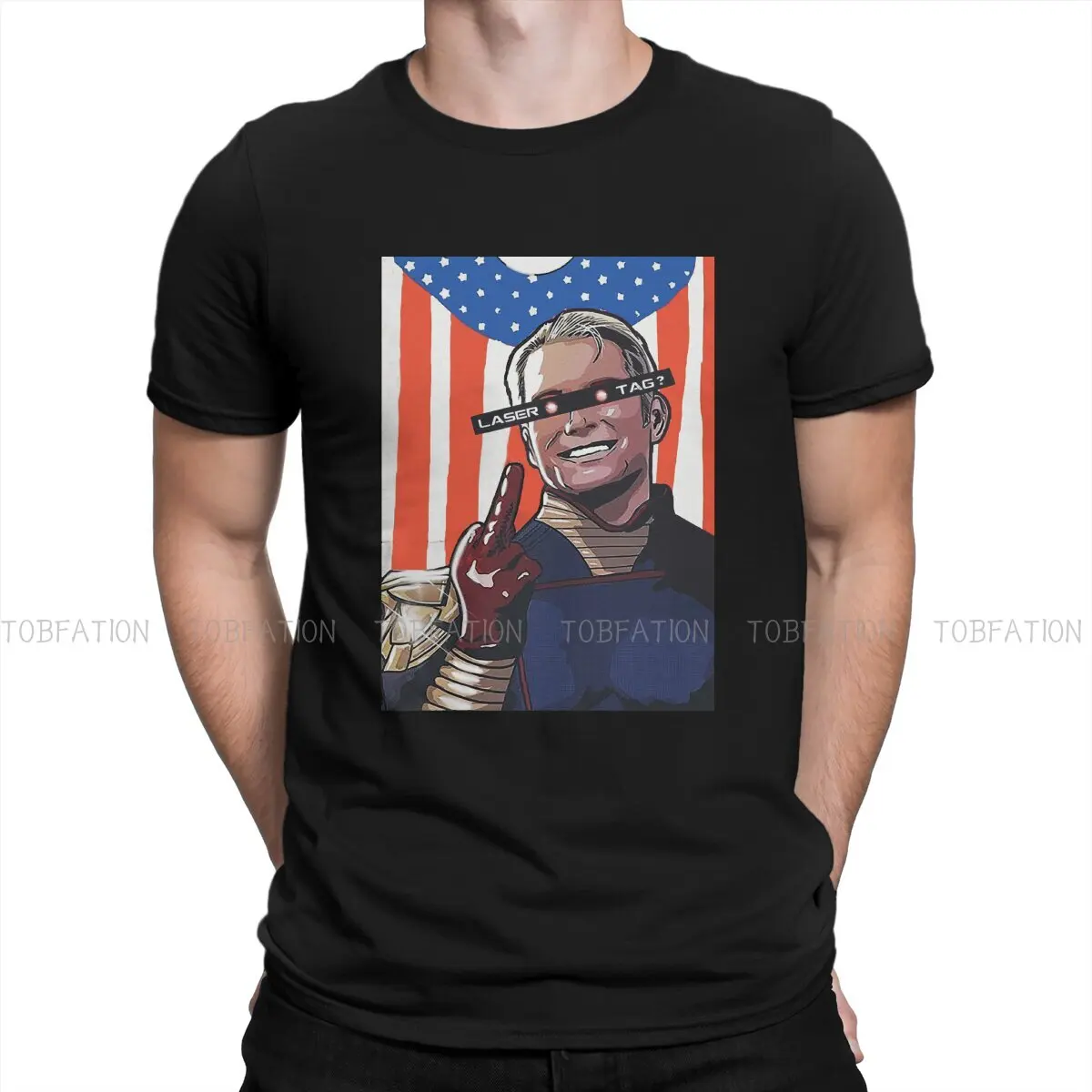 Homelander The Boys TV Show T Shirt Classic Fashion O-Neck TShirt Big sales Harajuku Men\'s Tops