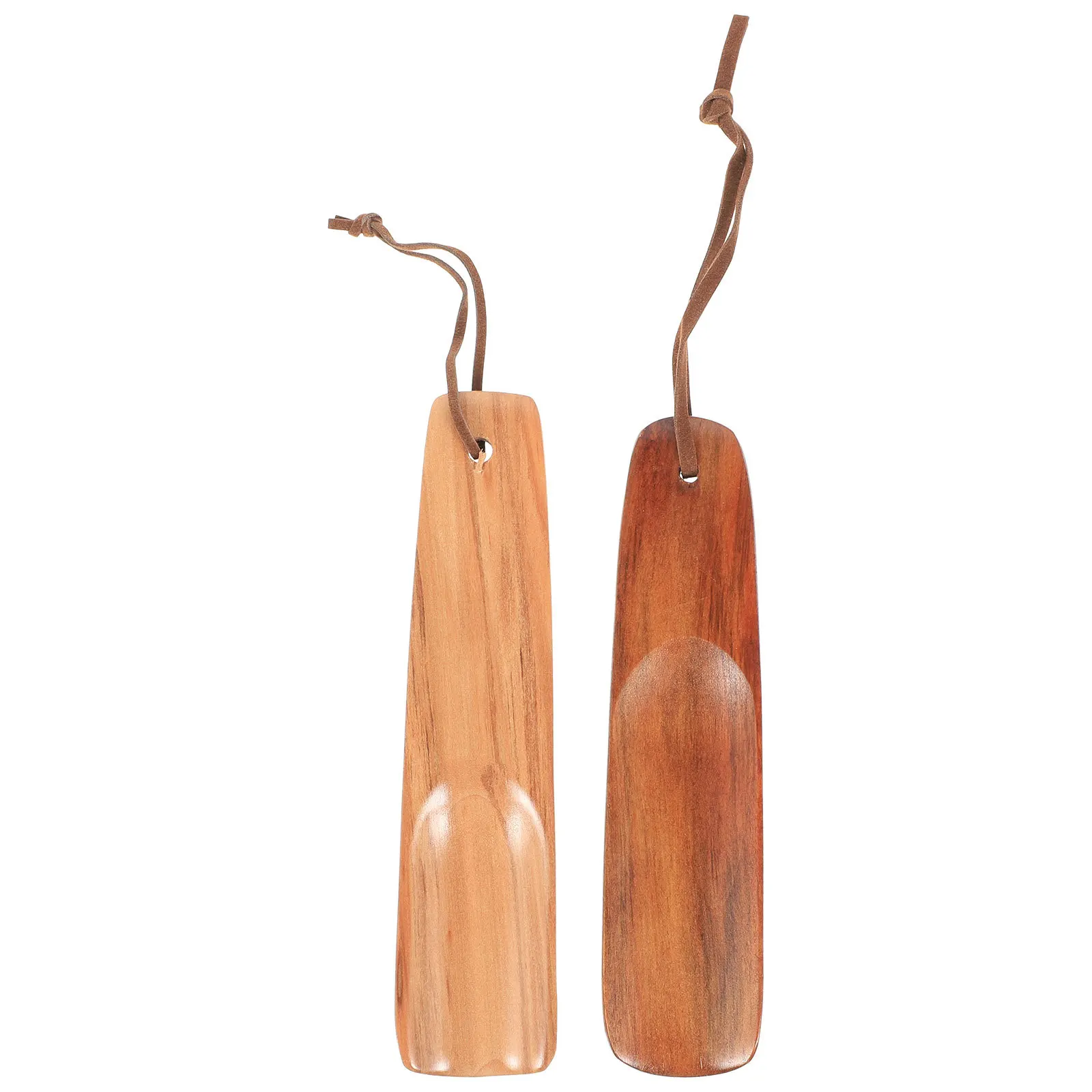 

2Pcs Shoehorn Portable Wooden Shoe Lifters Household Shoe Helper Ergonomic Design Smooth Surface for Seniors Pregnant Women