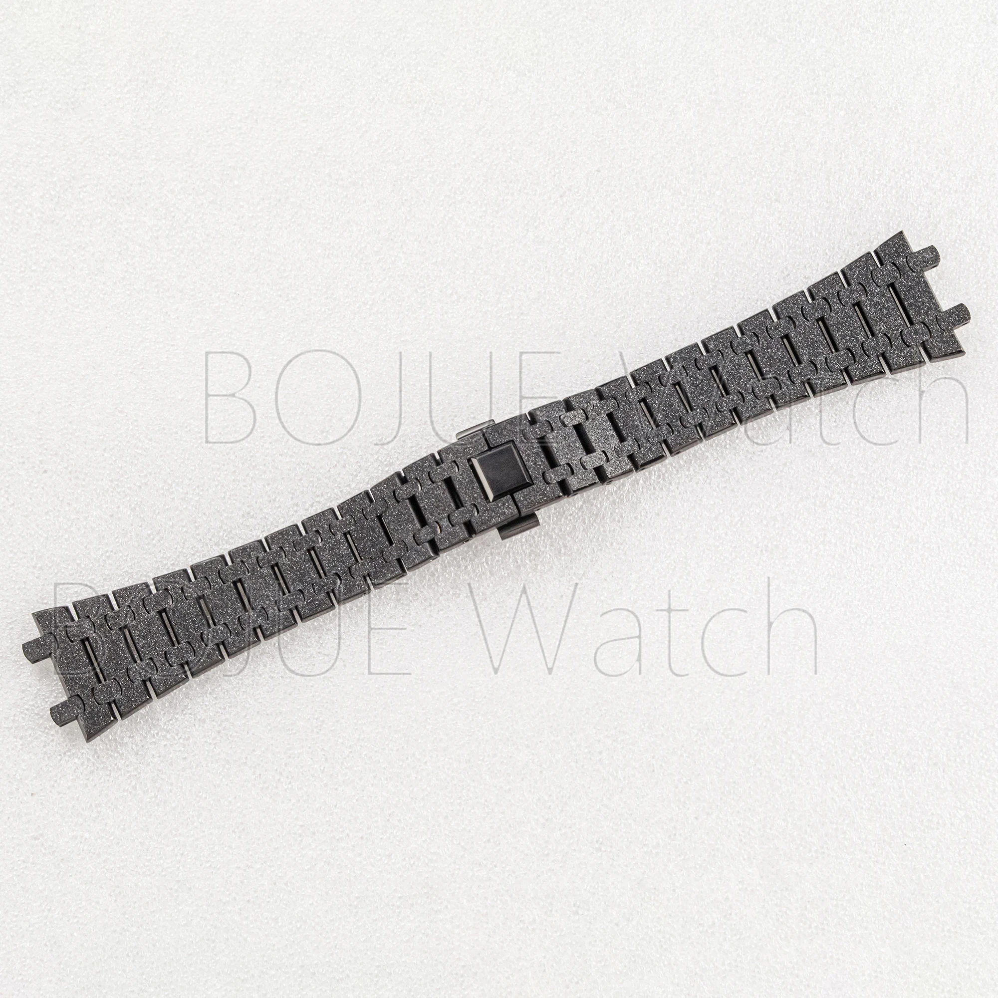 Watch Band 26mm Men Frost Full Stainless Steel Bracelet For AP ROYAL OAK 15400 15500 Watch Strap Folding Buckle Watch Accessory