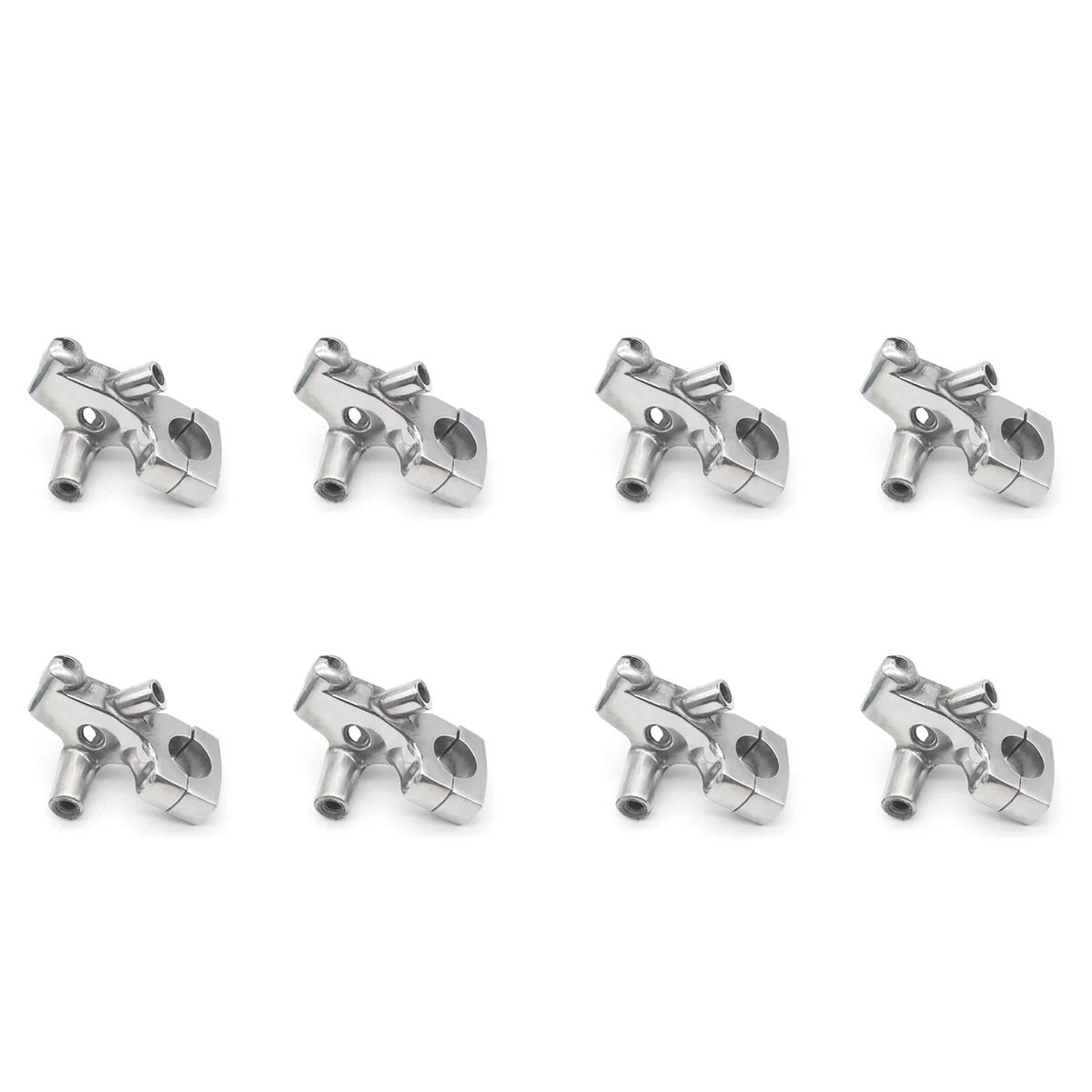 8X Motorcycle 25mm Mirror Base Mount Scooter Clutch Perch Holder for Shadow 400 750 Steed 400 600