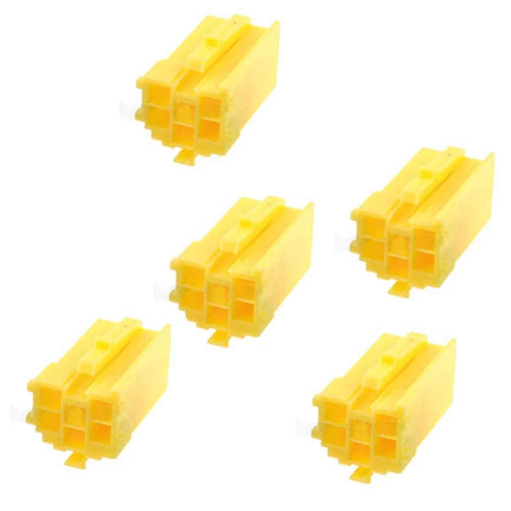 Biurlink 20Pcs Aux Cable Connectors Radio Harness Wire Mini ISO 6-Pin Port for VW for Audi for Fiat