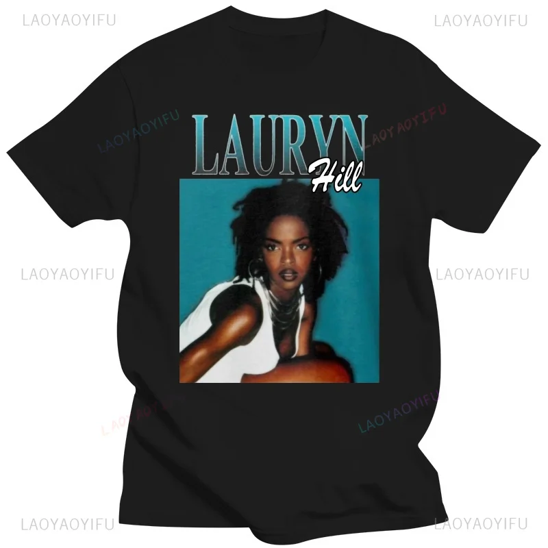 The Fugees Band Hip Hop Group Printed T Shirt Lauryn Hills Pras Wyclf Jean Graphic T-shirts for Men Fashion Hipster Tees