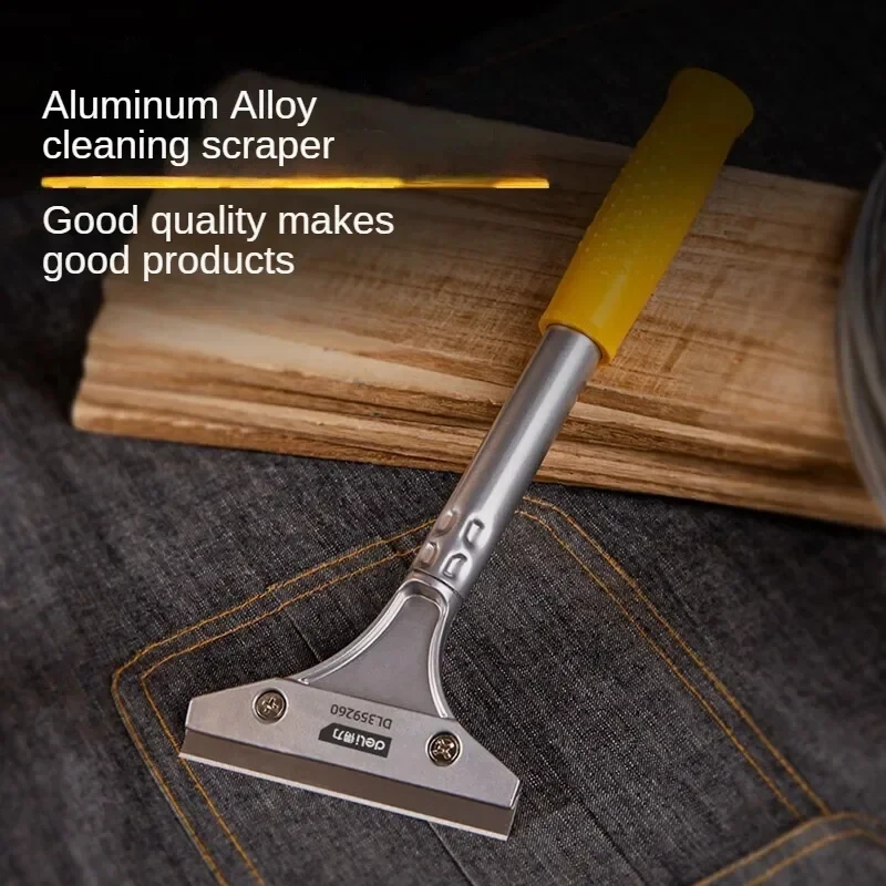 Deli Cleaning Shovel Cutter Portable Cleaning Knife Glass Floor Tiles Scraper Blade Seam Removal Household Kitchen Hand Tool