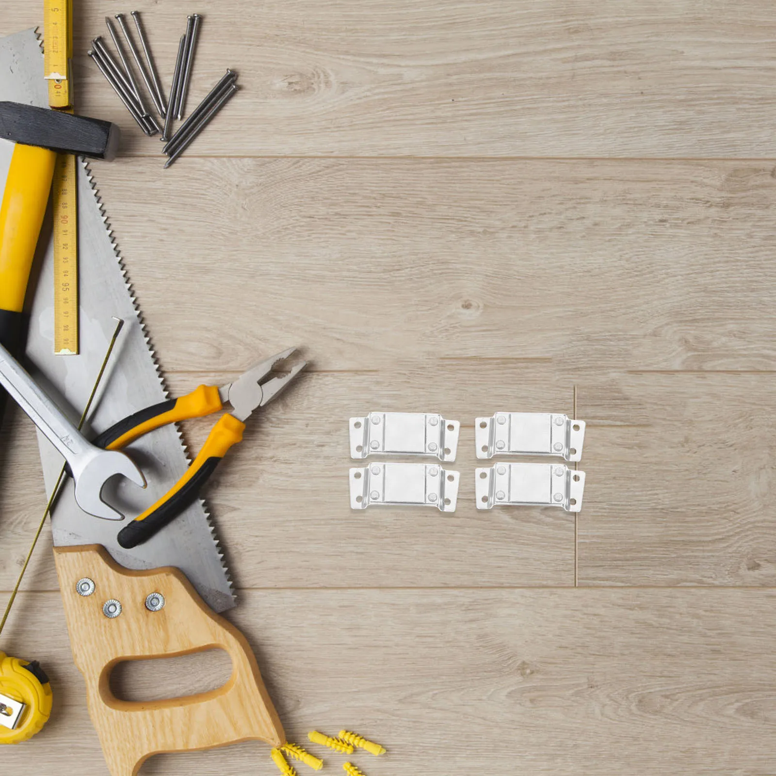 

Hat Headlight Stand Construction Hard Holder Buckle Aluminum Headlamp Mount Accessories