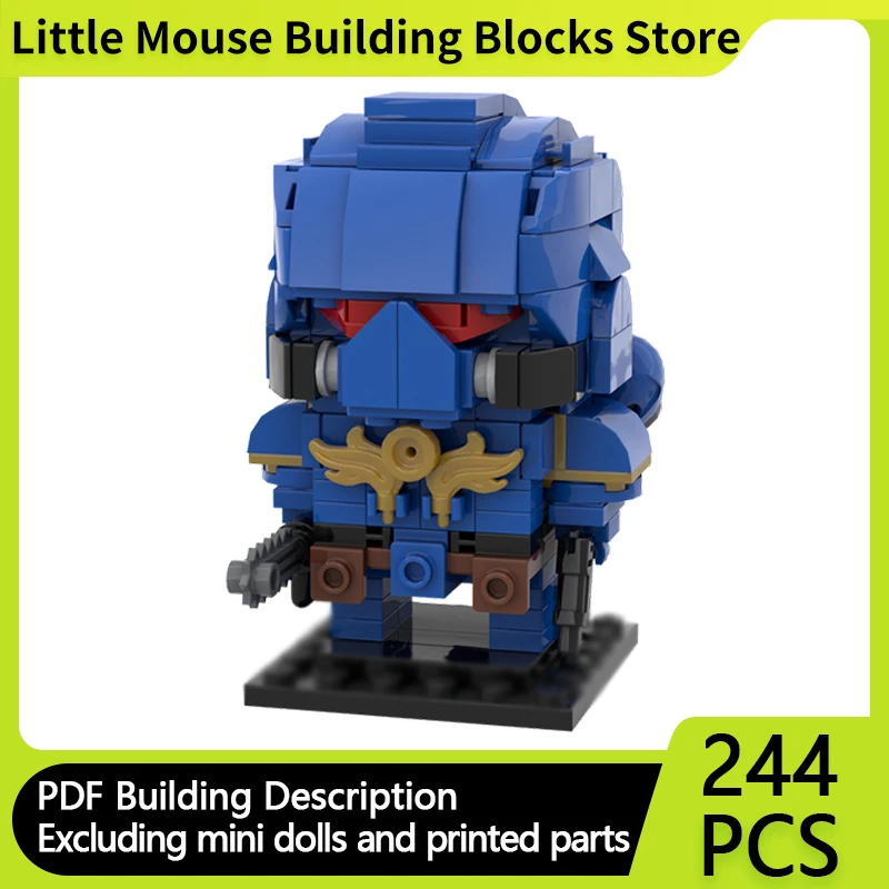 

Popular Games 40K Model Building Moc Bricks Hammer Battle Mech Collection Technology Blocks Gift Modular Christmas Toys DIY Sets