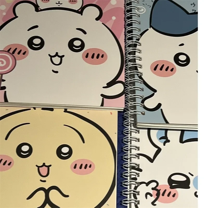 عشوائي واحد Chiikawa لفائف دفتر Hachiware Usagi الكرتون خط أفقي هذا دفتر جميل دفتر الطالب القرطاسية #5