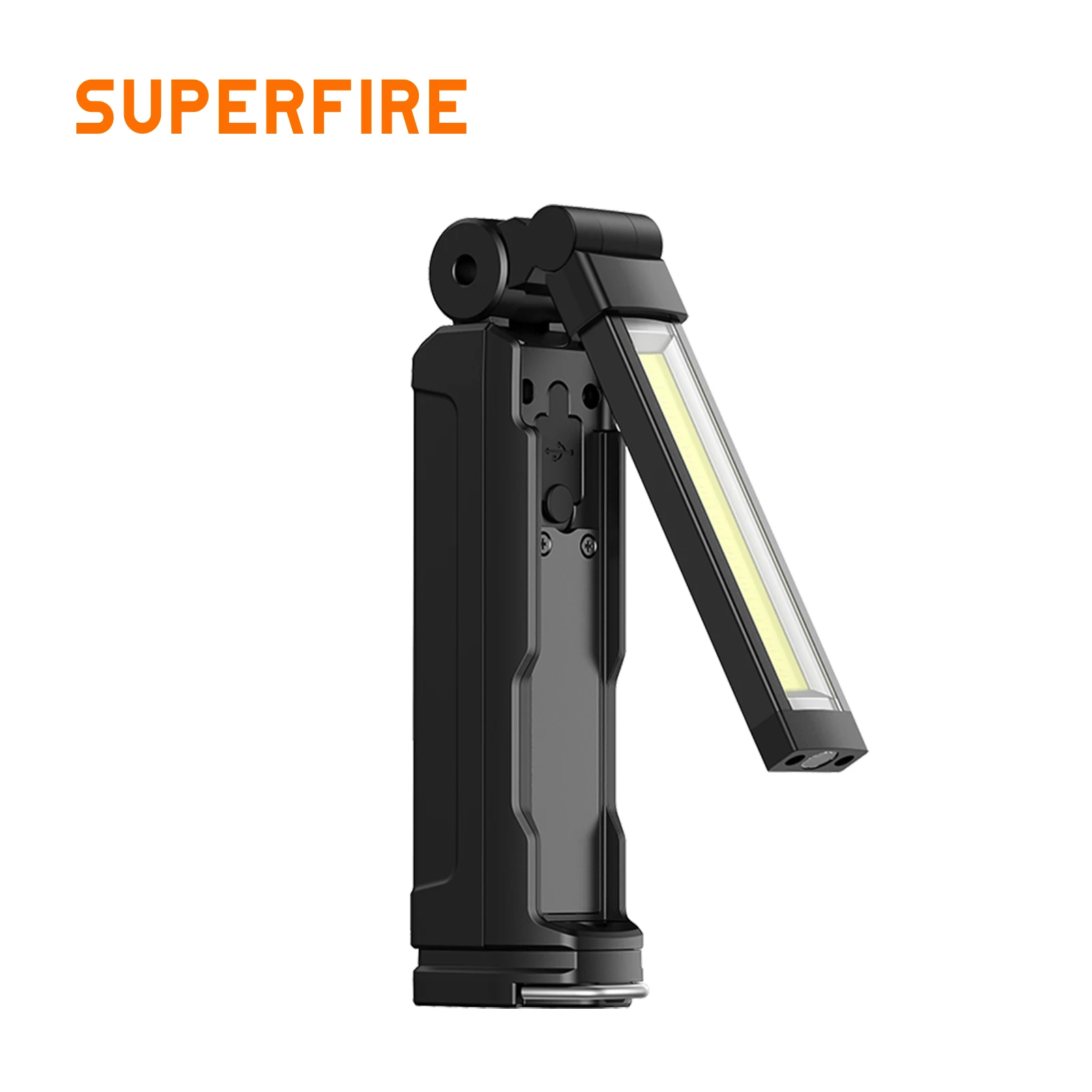 

SUPERFIRE G16-S COB Work Lights LED Flashlight With Magnetic Base Rechargeable Battery display For Car Repair Power Bank Torch