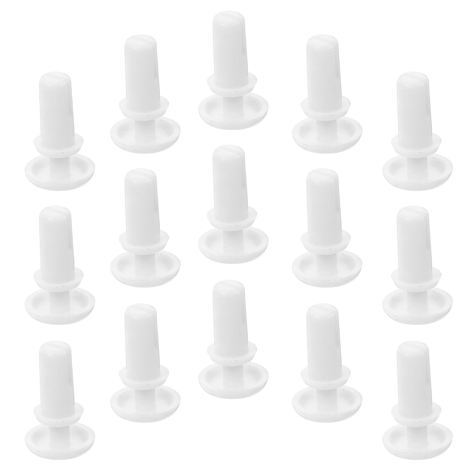 

100pcs Plastic Insulated Expansion Clips White Easy Installation Shockproof Smooth Surface Auto Car Door Trim Panel