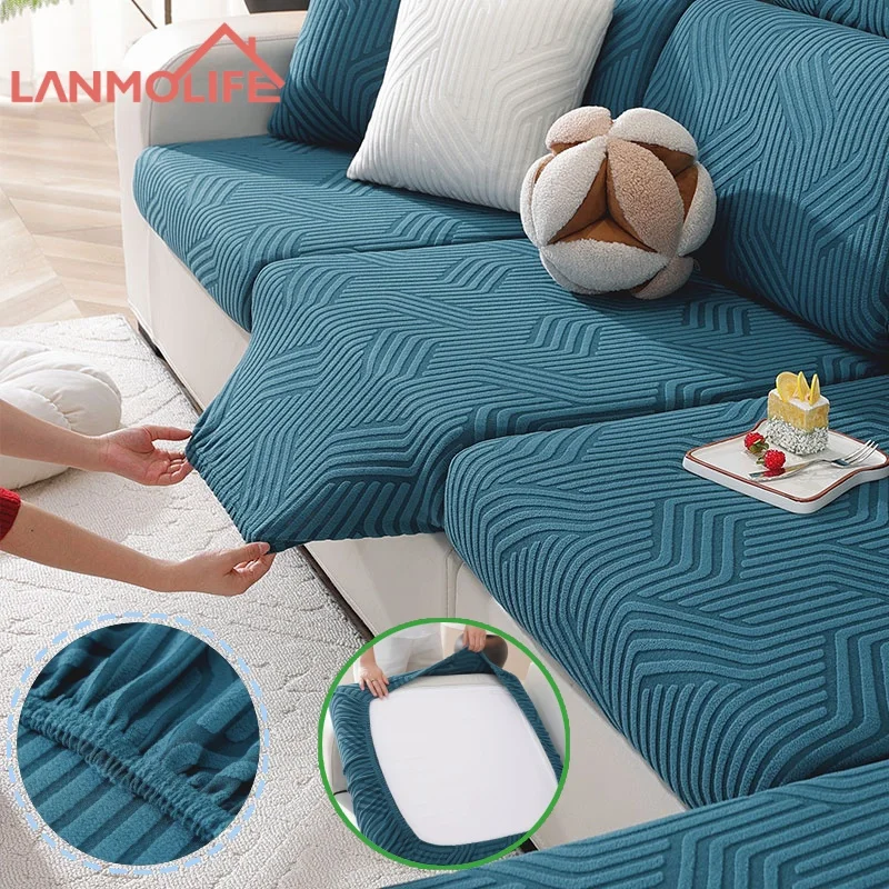 Jacquard Sofa Seat Covers Thickened Wear-Resistant Sofa Covers Stretchable Sofa Seat Cushion Covers Furniture Protective Covers
