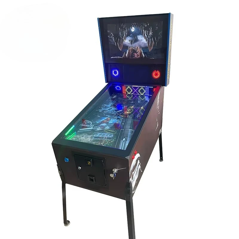 Amusement Game Room Equipment 42 Inch Screen Video Coin Operated Game Arcade Pinball Machine