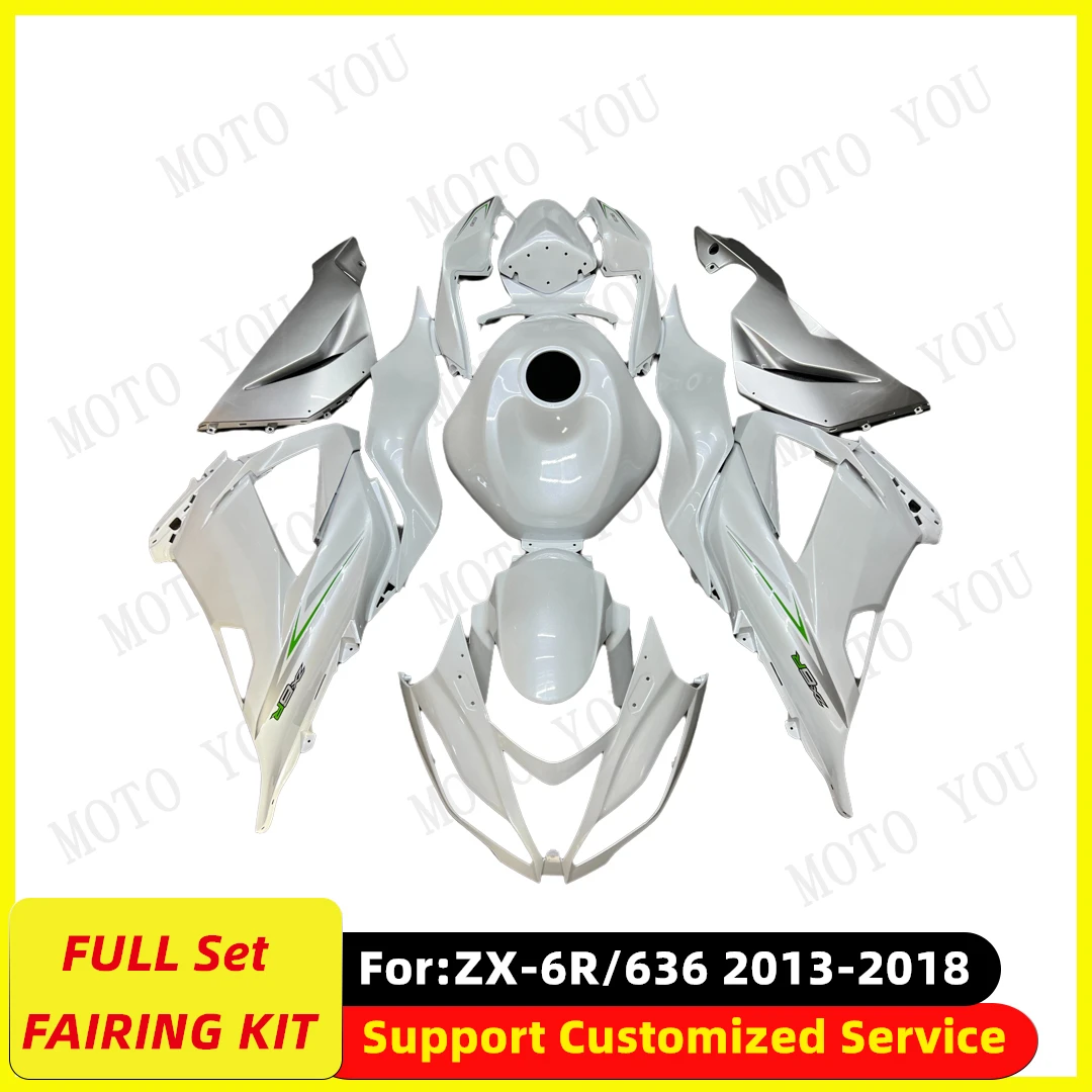 مجموعات انسيابية للدراجات النارية مناسبة لـ KAWASAKI Ninja ZX6R 636 ZX-6R 2013 2014 2015 2016 2017 2018 13 14 15 مجموعة هدايا كاملة هيكل السيارة #2