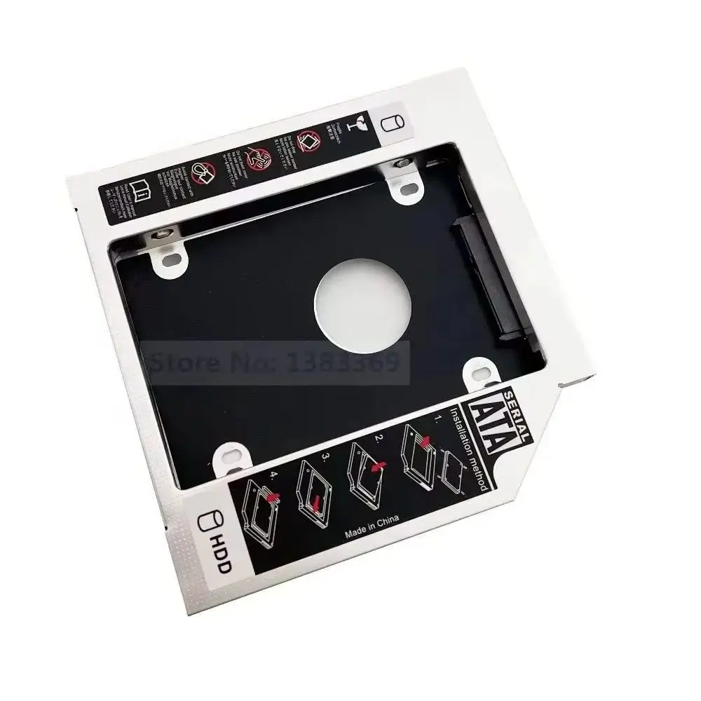

2nd 2.5 Hard Drive HDD SSD Optical bay Caddy Frame for Packard Bell TJ65 TM82 TM85 TM86 TK85 JO 045RU TS44HR TE11HC LX86 TS11HR