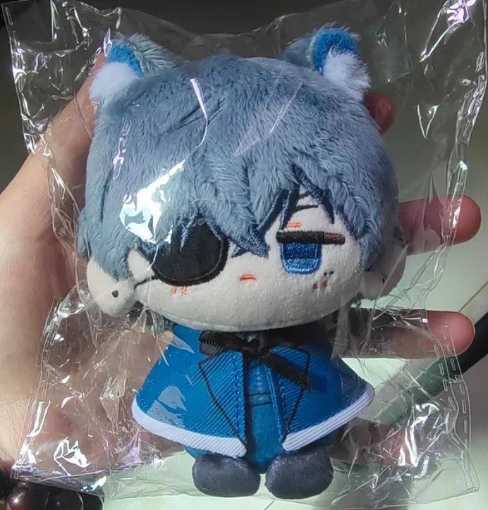 Black Butler Charles Sebastian Anime Surrounding 12cm Plush Backpack Accessory Sitting Doll Cotton Doll Cartoon Creative Design