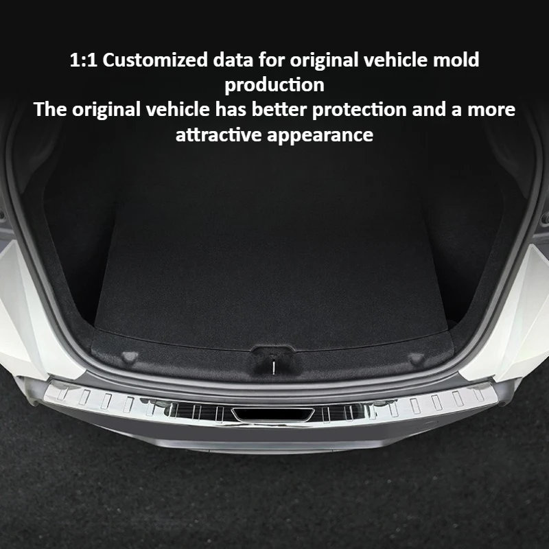 

Car Rear Guards Stainless Steel Trunk Rear Bumper Protector Plate Guard Cover Guard Protector for Tesla Model Y 2025 Accessorie