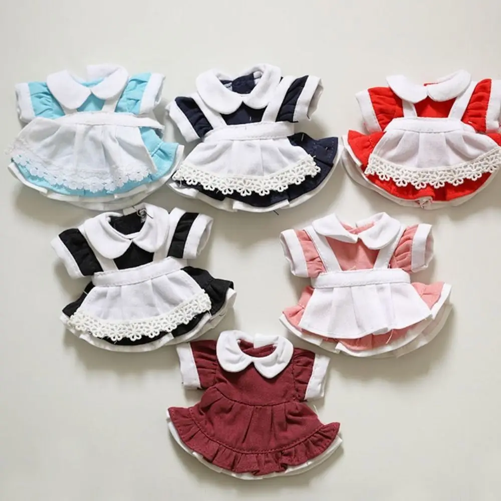 10cm Cotton Doll Lovely Princess Dress Plush Dolls Clothes Accessories Fashion Dresses Skirt Dolls Accessories