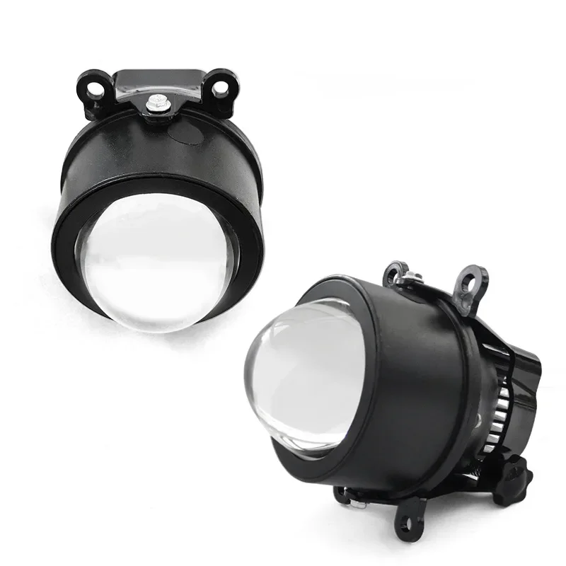 Modified Anti-fog Lights with Car LED Fog Lights Double Lens Fisheye Light and Accessories