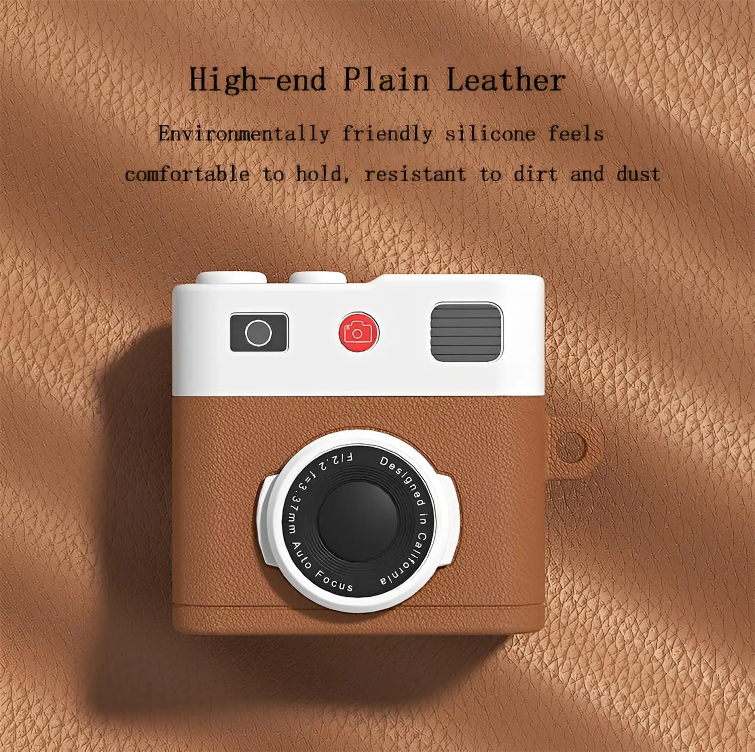 Capinha Para AirPods 4 Case Retro 3D Camera Protetora Shockproof Silicone Skin Cover com Cleaner Kit e colhedor para AirPods Pro 2