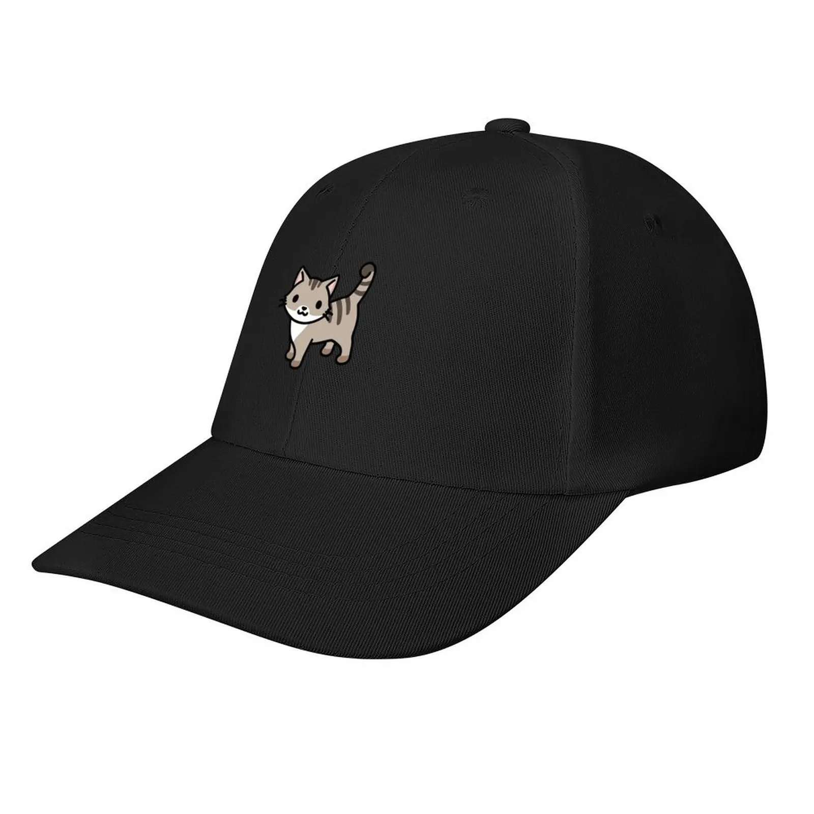 

Grey Tabby Cat Baseball Cap Trucker Cap Uv Protection Solar Hat funny hat Dropshipping Female Men's