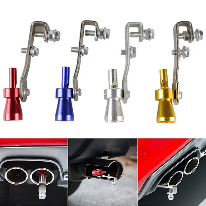 1pc Universal Car Turbo Sound Whistle Car Turbo Muffler Sound Simulator Vehicle Refit Device Exhaust Pipe Turbo Voices Whistles