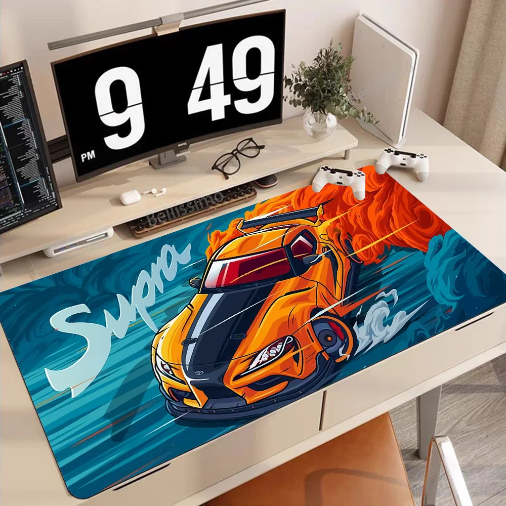 Rally Sports Racing Car Speed Drift GTR Race Car Vehicle XXL Mouse Pad Large Computer Laptop Non-slip Keyboard Desk Mat Mousepad