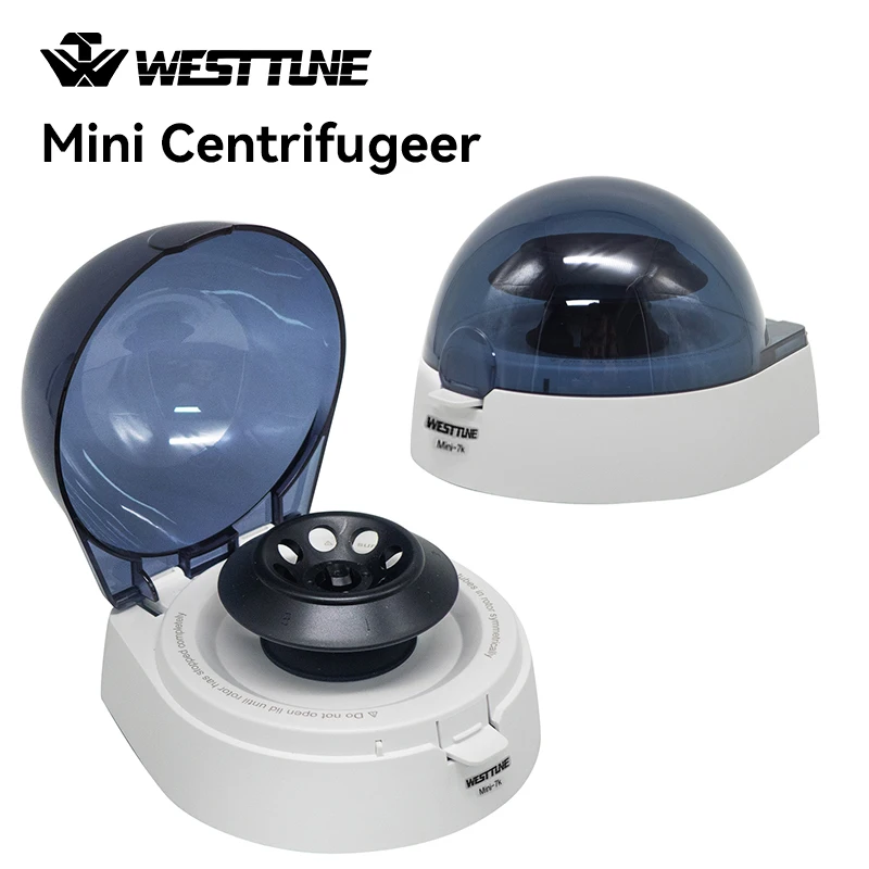 

WESTTUNE Mini Centrifuge Lab Micro Centrifuge 7000RPM Suitable for 0.2/0.5/1.5/2mL Centrifuge Tube PCR Band Portable Centrifuge