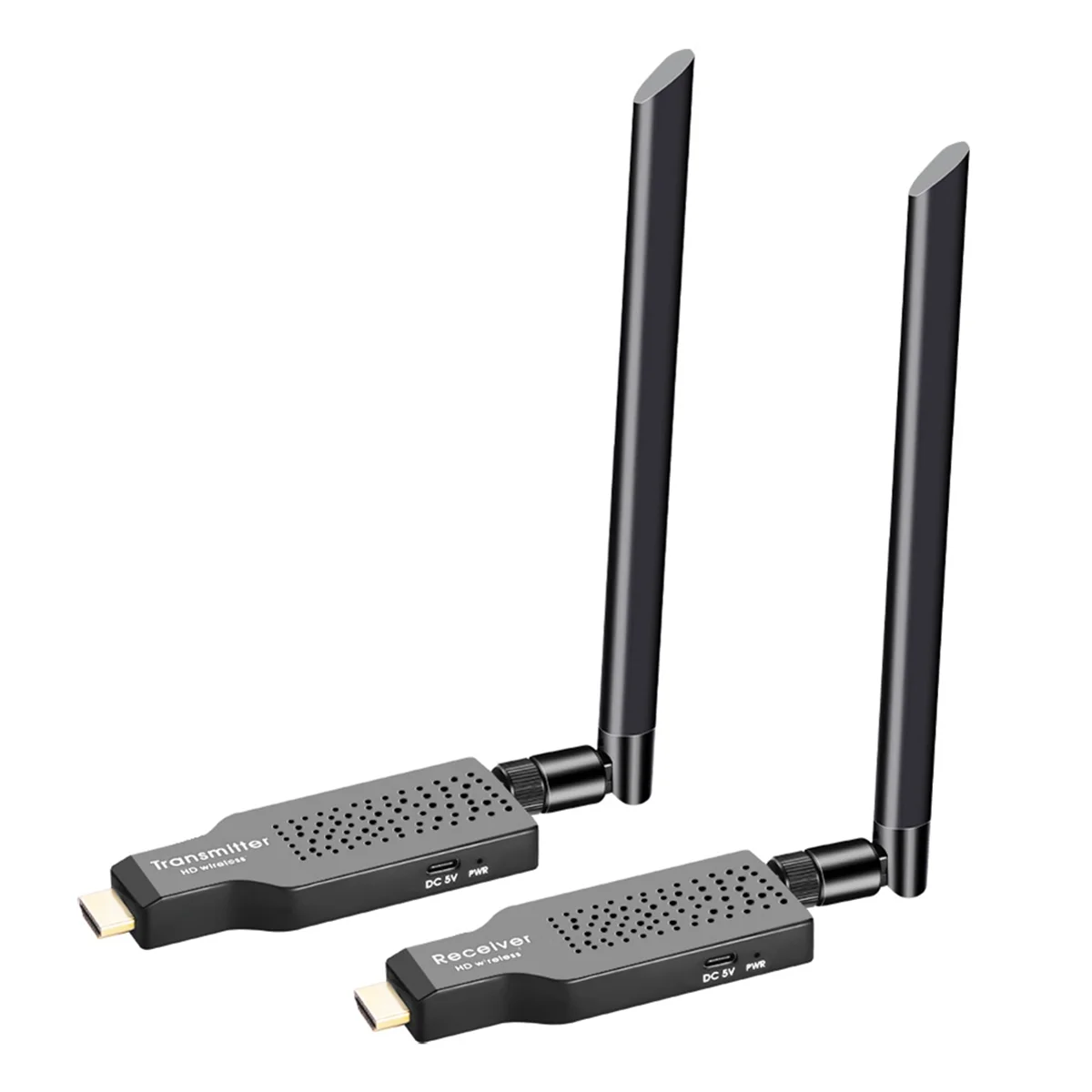 

CCDD 1080P HDMI-Compatible Wireless Video Transmitter and Receiver 50m Wireless Wifi Extender for Camera Laptop PC to TV