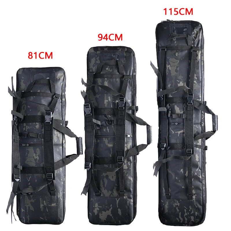 

81/94/115 cm Outdoor Tactical Gun Bag Rifle Backpack Sniper Carbine Gun Air Gun Shooting Backpack CS Training Hunting Accessorie