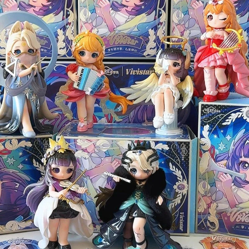 

Vivistar Dream Band Series Blind Box Cute Anime Figure Mystery Box Surprise Bag PVC Doll Decor Toys Collect Trend Statue Gift