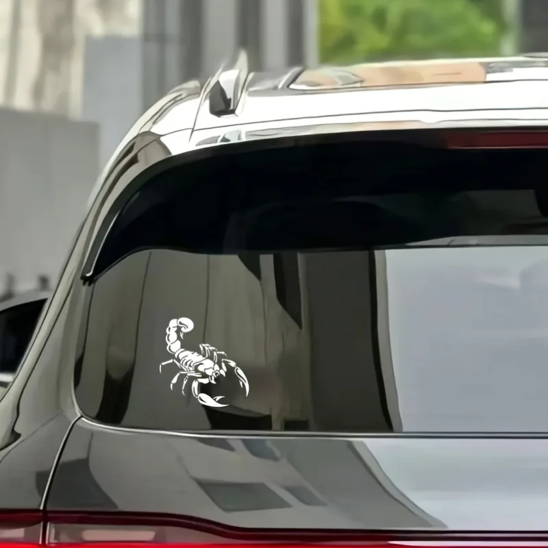 1Pc Stylish Scorpion Vinyl Sticker Water-Resistant Decal for Motorcycle Helmet Car Exterior Body Decor