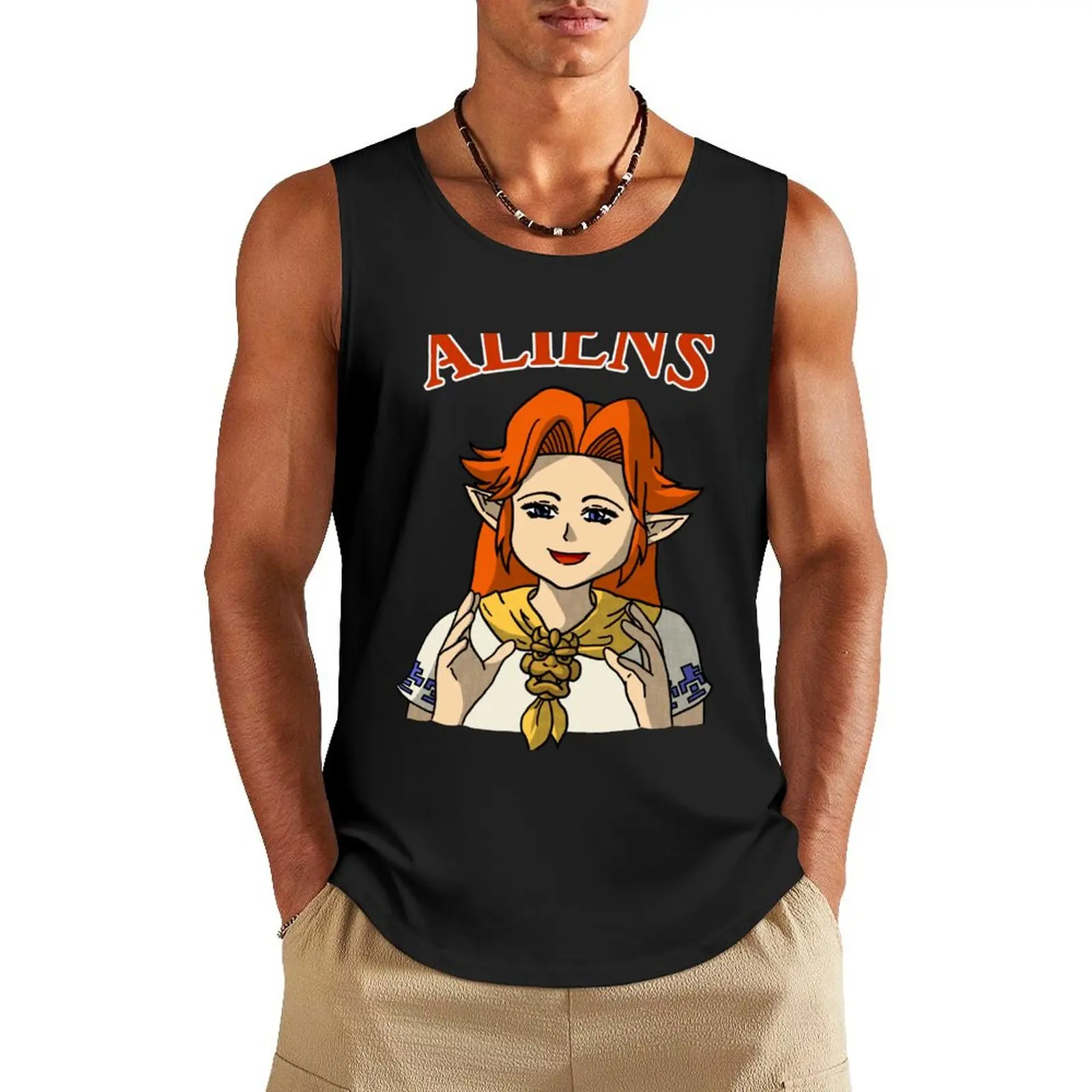 

Romani Aliens Tank Top vests for men singlet for men sleeveless tshirts for men