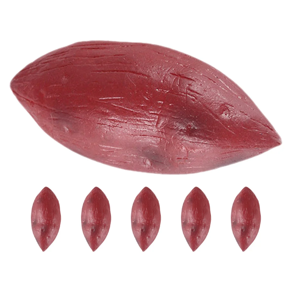 

6pcs Artificial Sweet Potato Realistic Fake Food For Kindergarten Teaching Simulation Vegetable Decor Showcase Display Props