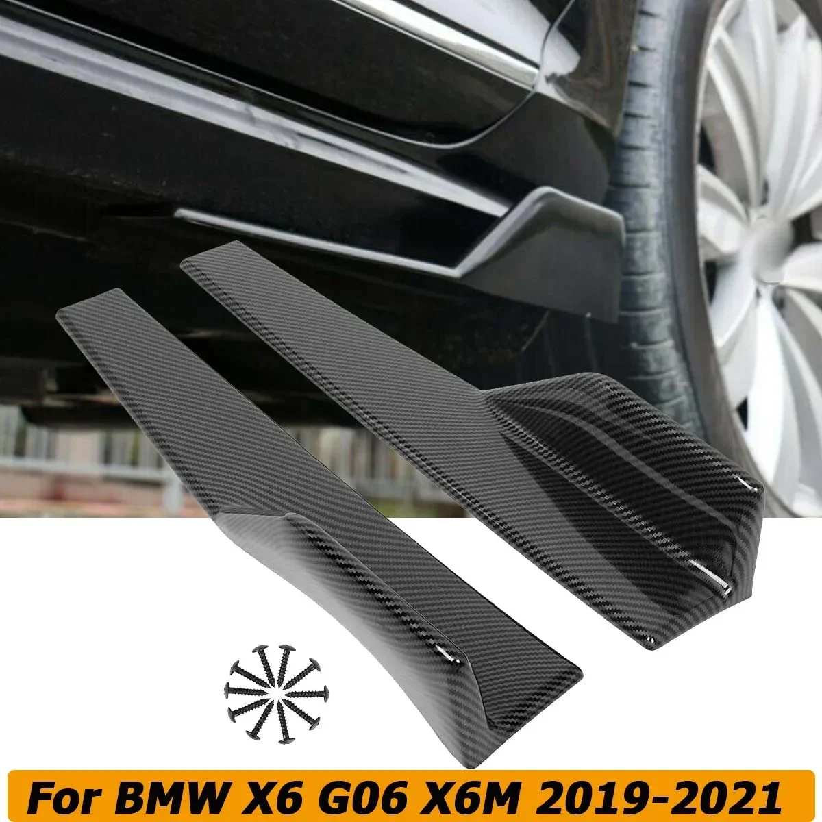 Universal For BMW X6 G06 X6M xDrive30i xDrive35i xDrive40i xDrive28i 2019 2020 2021 Side Skirt Body Kit Spoiler Car Accessories