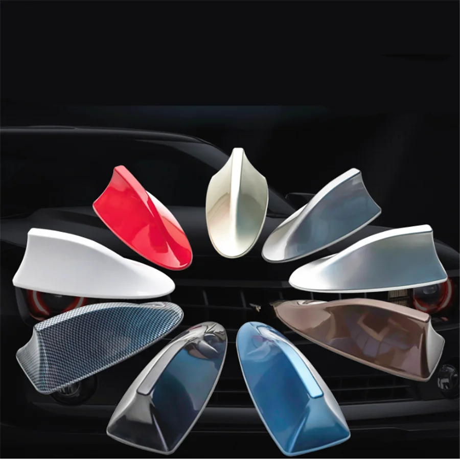 Car styling Shark Fin Antenna Auto Radio Signal Aerial Roof Antennas for VW Volkwangen MK7 Golf 7 Skoda Octavia A7 - view 3