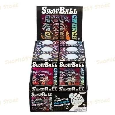 

Party Gift Snowball White Ball Stress Relieving Toy Pinch Music Suitable For Adults And Children