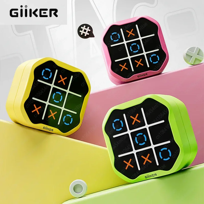 Giiker Super TIC-TAC-TOE BOLT Chess Puzzle Toys Compact And Portable Family Board Game Chess Toys For Kids Gifts