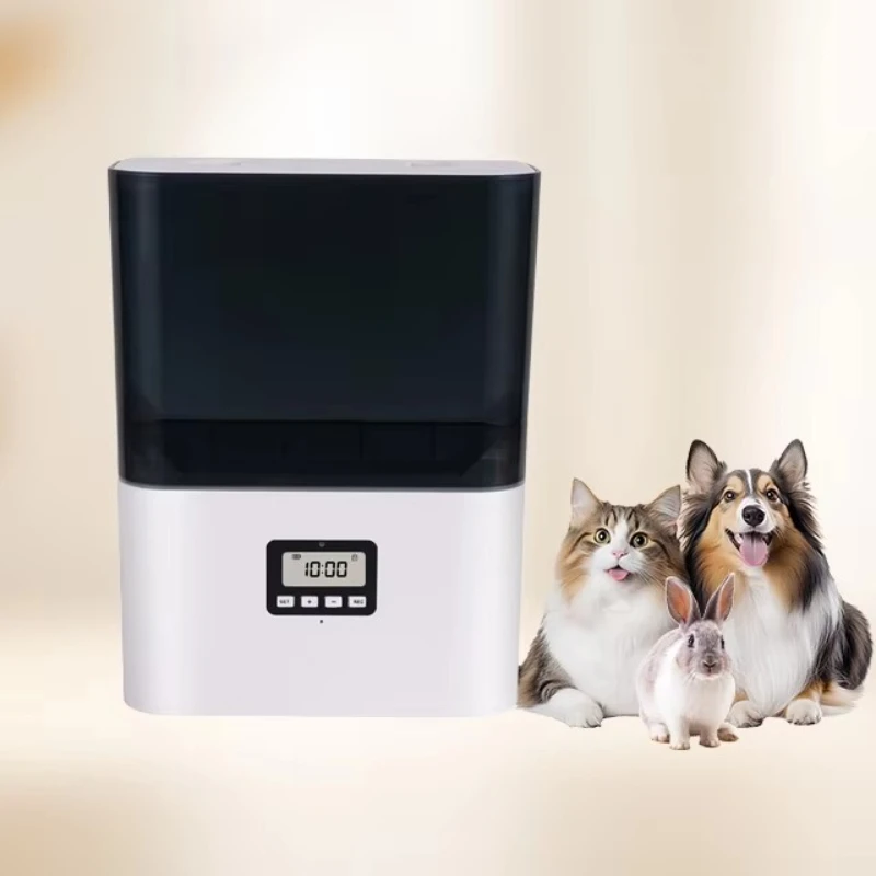 

Smart WiFi automatic pet feeder for cat, dog, rabbit cage timing and partially controlled feeding pet feeder